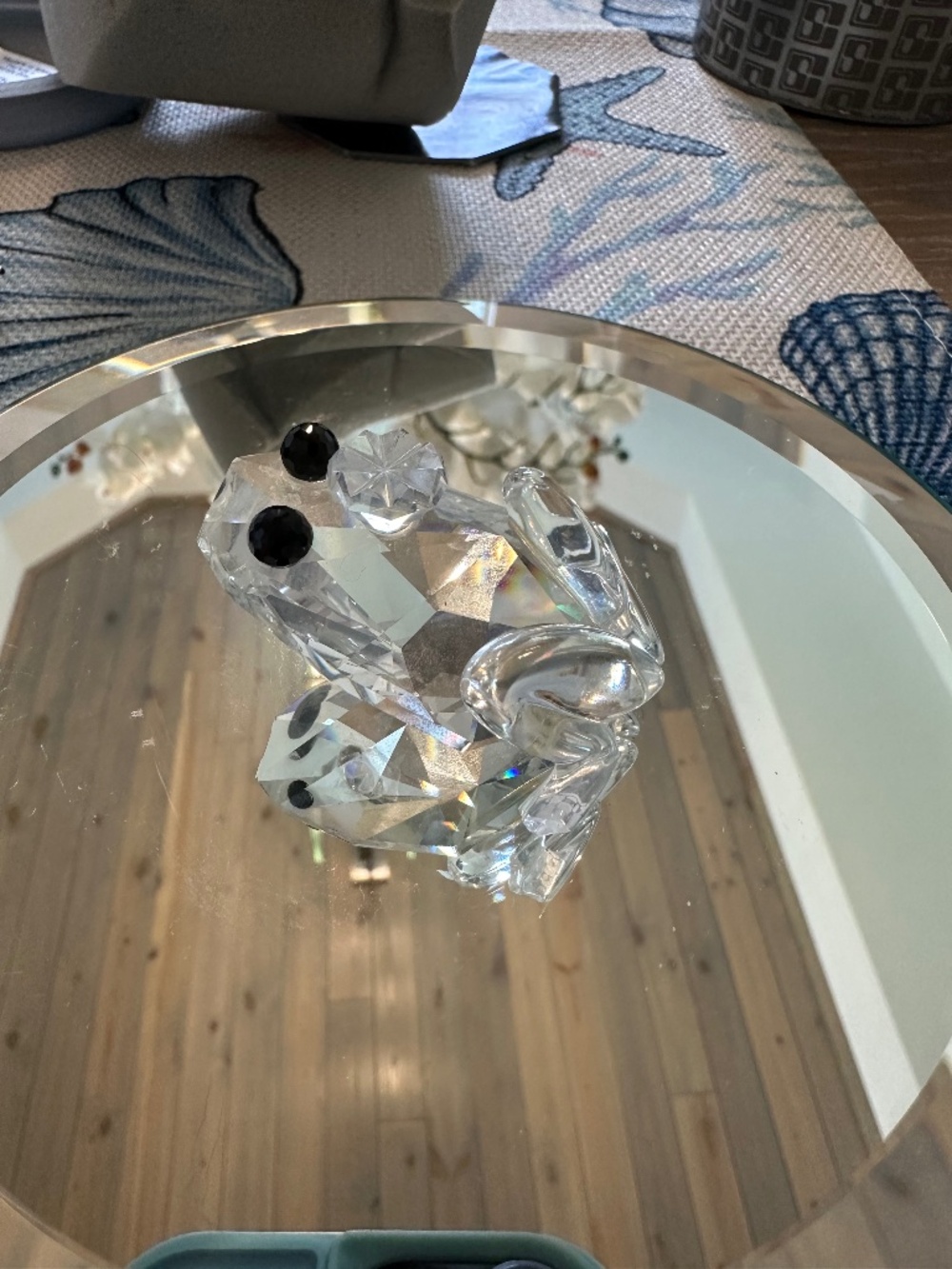 Swarovski prince frog